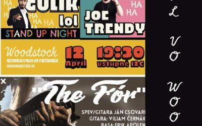 Blaznivý Apríl vo Woodstocku – koncerty stand up, koncerty