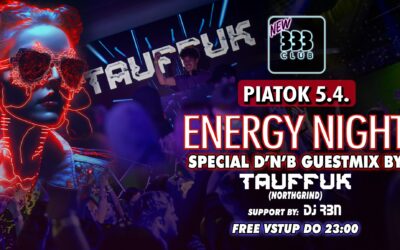 ⚡️ ENERGY NIGHT | DNB guestmix by Tauffuk ⚡️ Pia 5.4.