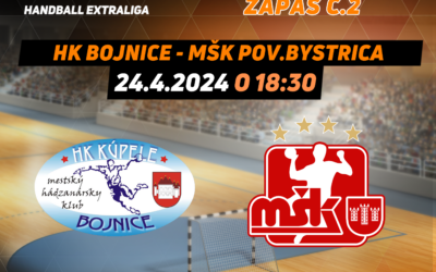 SEMIFINÁLE HÁDZANÁ MUŽI: HK Bojnice – MŠK P.Bystrica