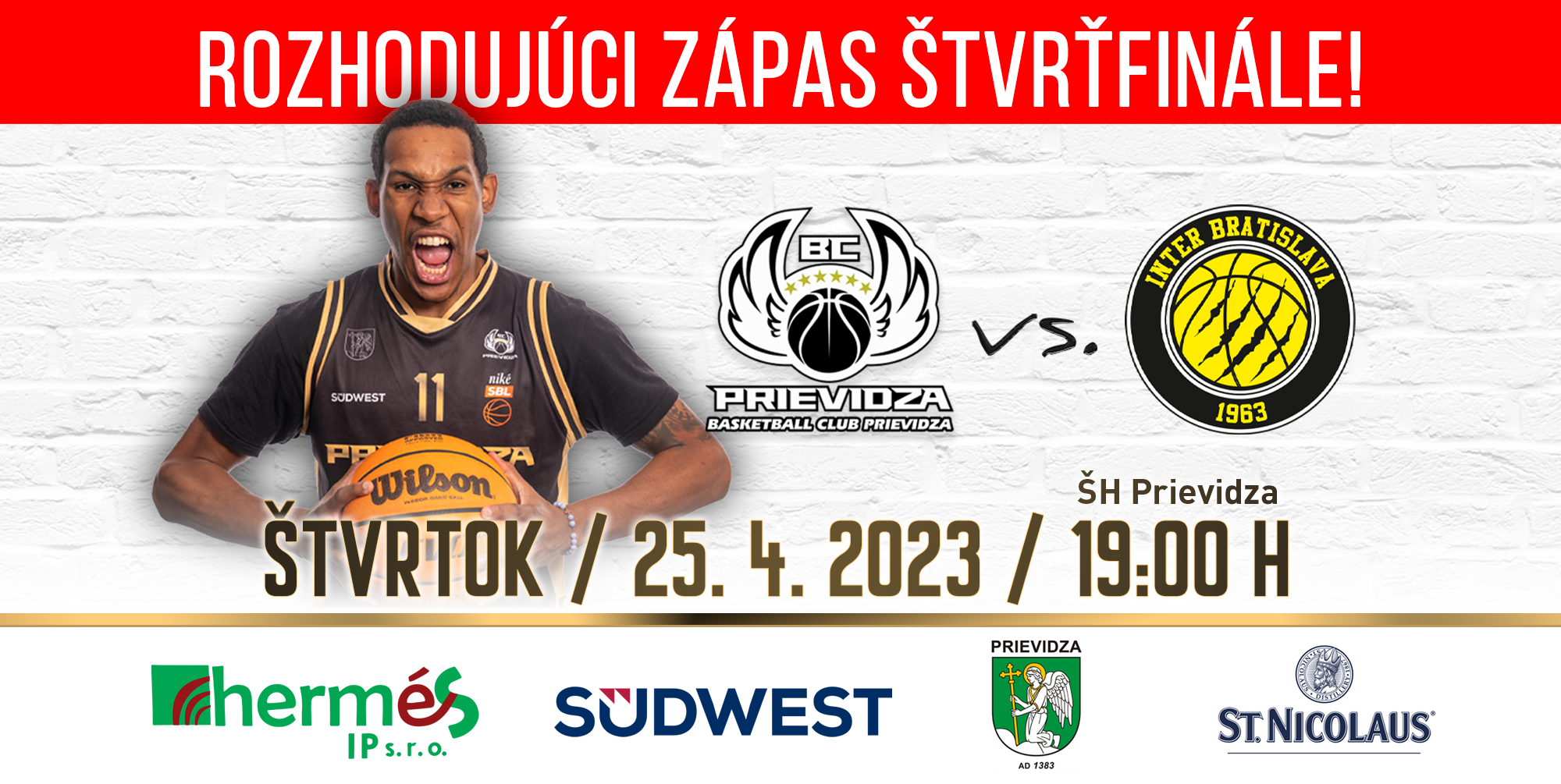 rozhodujuci-zapas-stvrtfinale:-bc-prievidza-–-inter-bratislava