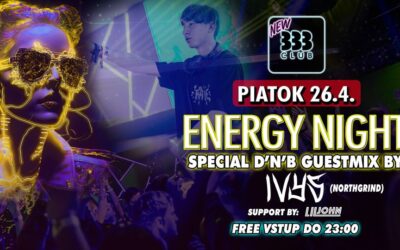 ⚡️ ENERGY NIGHT | D&N&B guestmix by Ivys ⚡️ Pia 26.4.