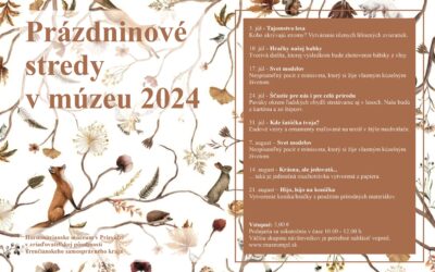 Prázdninové stredy v múzeu 2024
