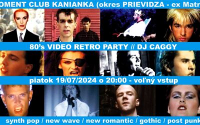 80’s VIDEO RETRO párty