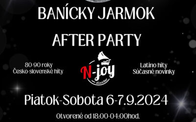 Banícky jarmok AFTER PÁRTY 6-7.92024