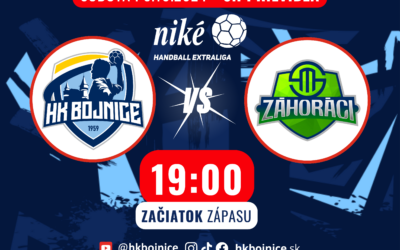 HK BOJNICE – HC ZÁHORÁCI | Niké handball extraliga muži