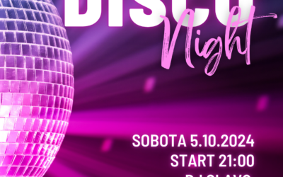Disco night 5.10.2024