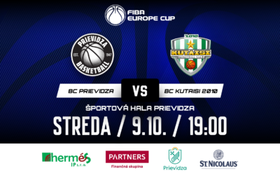 Európsky pohár FIBA: BC Prievidza – BC Kutaisi 2010