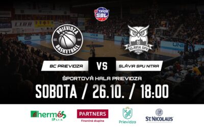 AJ V SOBOTU HRÁME DOMA 6 BC Prievidza – Slávia SPU Nitra (8. kolo Tipos SBL)