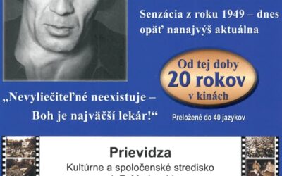 Premietanie filmov – Fenomén Bruno Gröning