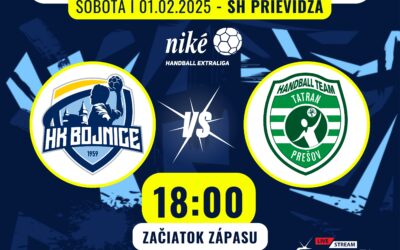 HÁDZANÁ MUŽI: HK Bojnice – Tatran Prešov