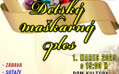 Detský maškarný ples v Morovne