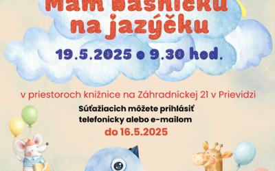 18. ročník súťažnej prehliadky MÁM BÁSNIČKU NA JAZÝČKU