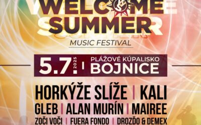WELCOME SUMMER festival – Bojnice 2025 – kompletný program – line up