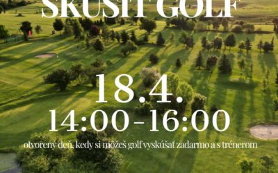 Otvorený deň v Agame – príď si skúsiť golf