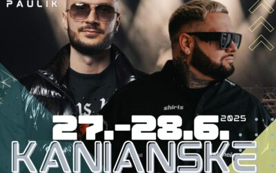 KANIANSKE DNI 2025 – KALI & PETER PANN, HOMOSAPIENS, HUDBA Z MARSU – kompletný program