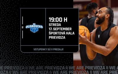 DOMÁCA PREMIÉRA: BC Prievidza – BK Olomoucko 🏀