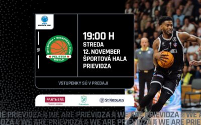 POHÁROVÁ ODVETA: BC Prievidza – Pelister Bitola (Európsky pohár FIBA)