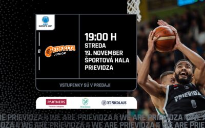 ZÁPAS O VŠETKO! BC Prievidza – Cedevita Záhreb (Európsky pohár FIBA)